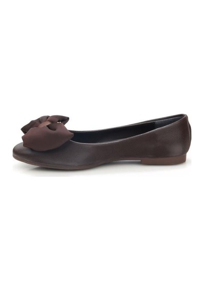 Papuçcity Fendi 03467 Kadın Günlük Fiyonklu Babet Kahve