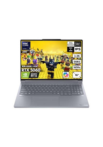 Lenovo ThinkBook 16p G6 IAX 21R0001GTXHMF24 Ultra 7-255HX 40 GB 4 TB SSD 8 GB RTX5060 16" W11P Dizüstü Bilgisayar