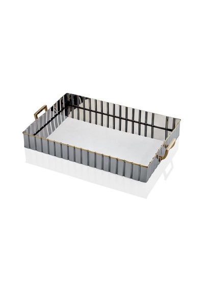 Lamedore Lınes Kulplu Dıkdortgen Tepsı 50x30x6,5 Cm