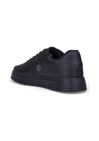 Nstil Unisex Spor Ayakkabı Rahat Yumuşak Taban Kaymaz Günlük Bağcıklı Sneaker 408 Siyah