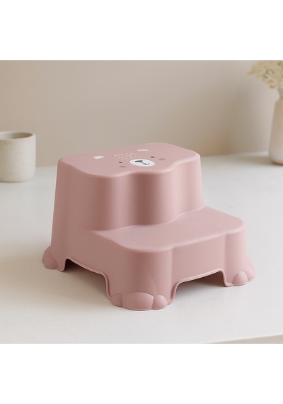 Katlı Çocuk Basamağı Pembe Desenli