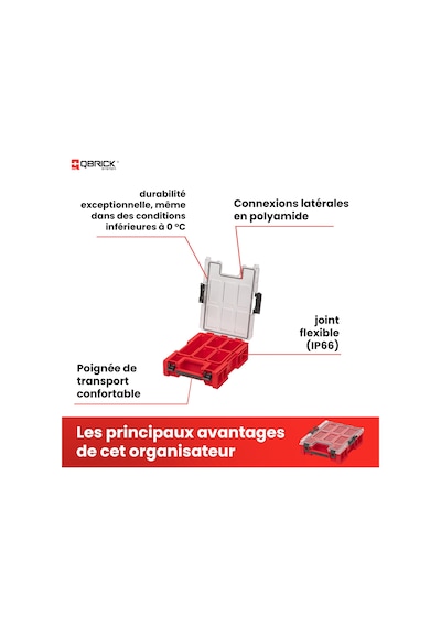 Qbrick System One Organizer M Plus 2.0 Red Takım Çantası