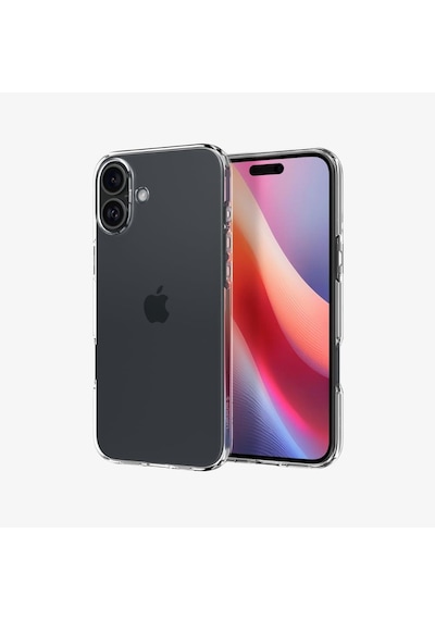 Spigen Apple Uyumlu iPhone 16 Plus İle Kılıf Crystal Flex Space Crystal Şeffaf