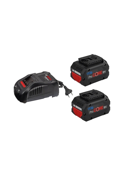 BOSCH ProCore 18 Volt Akü Seti (2 Adet ProCore 18V 5.5 Ah + 1 Adet GAL 1880 CV)