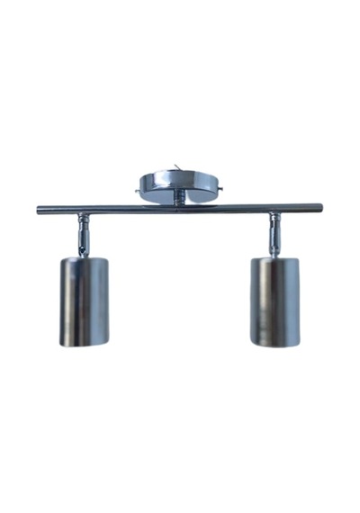 Rsylight Metal Modern 2Li Krom Kaplama Led Spot Avize Günışığı Ampullü