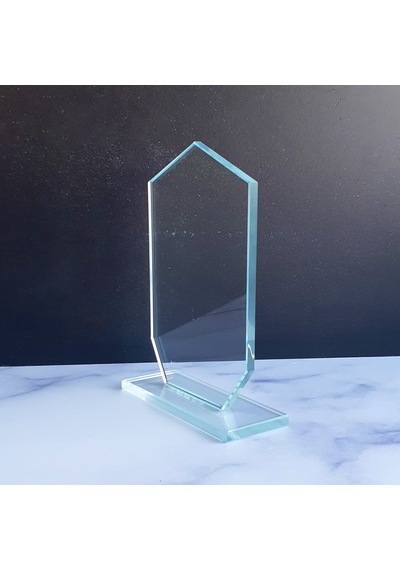 Decorita Plaket|Kristal Cam Plaket|Şekil-5|Baskısız|10'lu Takım