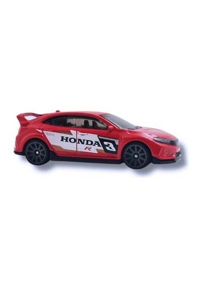 Hot Wheels 2018 Honda Civic Type R - Hw Then And Now Kırmızı 1/64 Diecast Model Araba Çok Renkli
