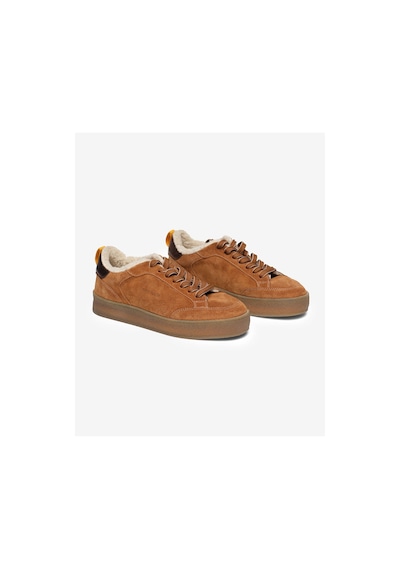 Kadın Taba Hakiki Deri Sneaker Ayakkabı 5k2ua34443 57457 Taba