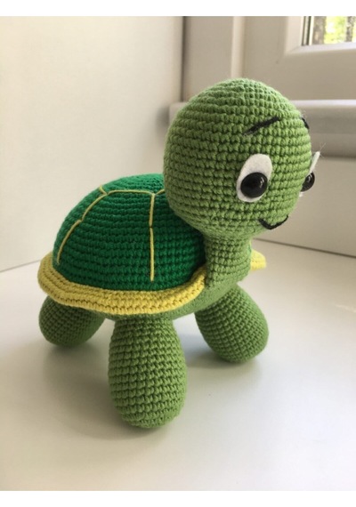 Amigurumi Oyuncak Kaplumbağa Tospik 15 CM