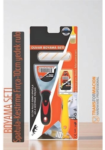 Boyama Seti - Spatula - Kestirme Fırça - 10cm Yedek Rulo 721856 0