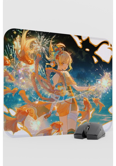 Yoimiya Genshin Impact Anime Gacha V3 - 48x40 Xl Gaming Mouse Pad Fare Altlığı