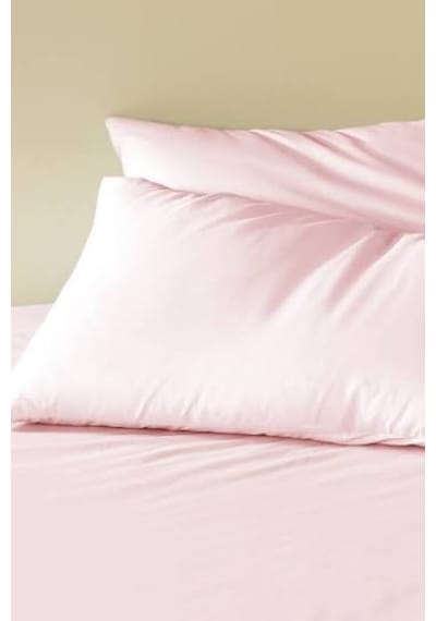 Tek Kişilik Lastikli Çarşaf Seti Açık Pembe