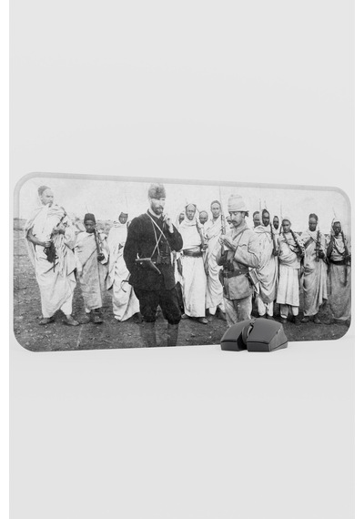 Mustafa Kemal Atatürk V4 70x30 Xl Gaming Kauçuk Kaymaz Taban Mouse Pad Fare Altlığı