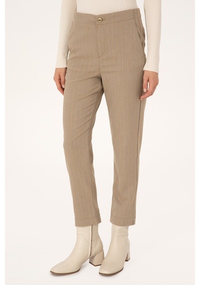 U.s. Polo Assn. Kadın Camel Pantolon Kanvas-chino 50309281-vr015 Camel