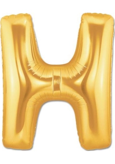 H Harf Folyo Balon Altın Renk 40 İnç 2 256