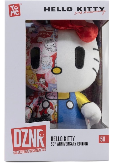 Yume Hello Kitty Dznr Plush - The 50th Anniversary