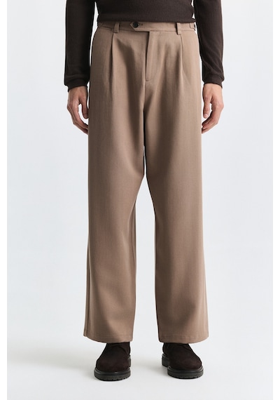 Antioch Relax Fit Pileli Pantolon Vizon
