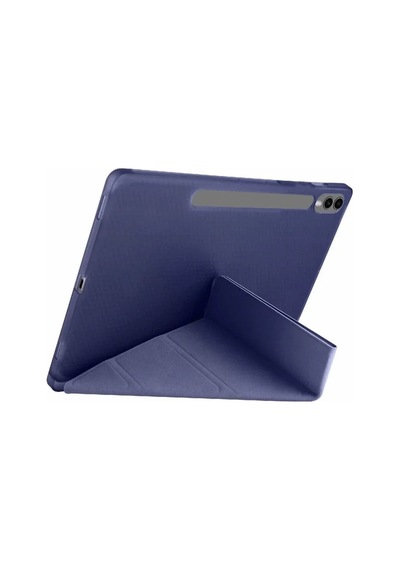 Mey İthalat Samsung Galaxy Uyumlu, X610 Tab S9 Fe Plus 12.4 Kılıf Kalemlikli Mars Tablet Kılıfı - Lacivert