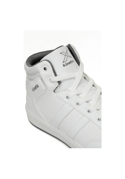 Kinetix Kort Pu Hı 5fx Beyaz Erkek High Sneaker Beyaz-grı Beyaz - Gri