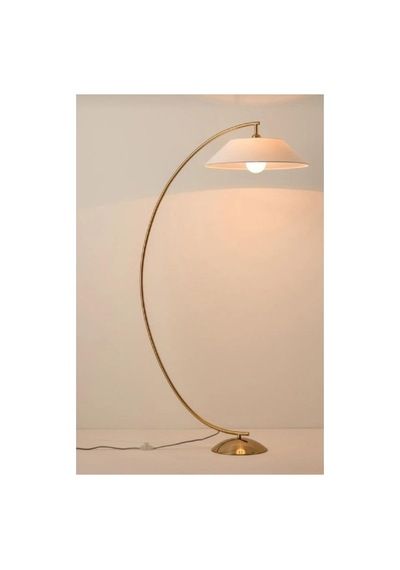 Modern Mat Gold Altın Kaplama Ve Metal Lambader Köşe Lambası Diğer