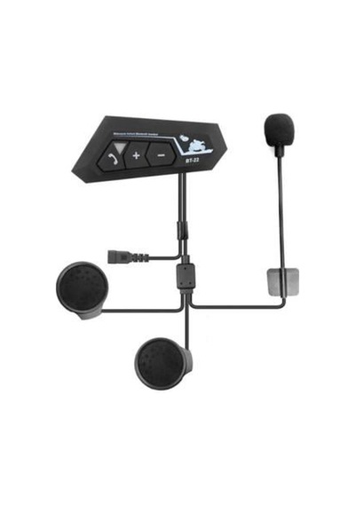 Bluetooth Araç Kiti Bt22 Kask Kulaklık Bluetooth Motosiklet Kulaklık 5.0 Bluetooth Interkom Motorsiklet Kulaklık