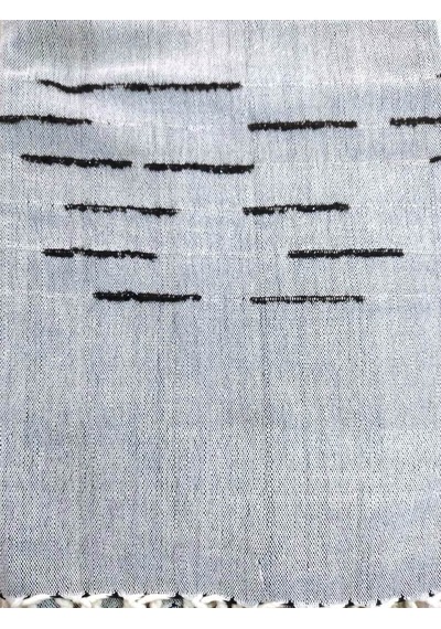 Mandaş Pamuklu El Dokuma Peştemal (80X200) - Gri