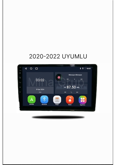 Snp Serisi Ford Transit Custom Uyumlu 10" 4-64 Gb Multimedya Android Teyp 2020-2024 Full Paket Uyumlu 10"