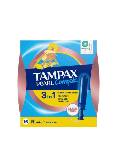 Pearl Compak Tampon Normal 16 Adet