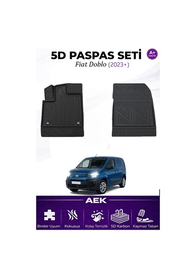 Fiat Doblo Elektrikli Panelvan 2023+ Araca Özel Havuzlu "karbon"