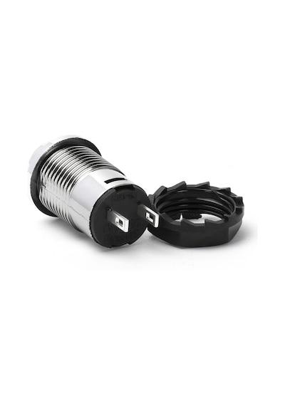 Ic-185c Gümüş Buton Yuvarlak Plastik Kalıcı 12mm 2p