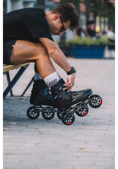 Flying Eagle Avian T110 Black Red Urban Paten Siyah