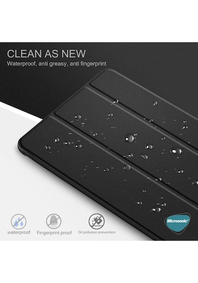 Huawei Matepad Se İçin Kılıf Slim Translucent Back Smart Cover Pembe Matepad Se İle Uyumlu Kılıf - Pembe