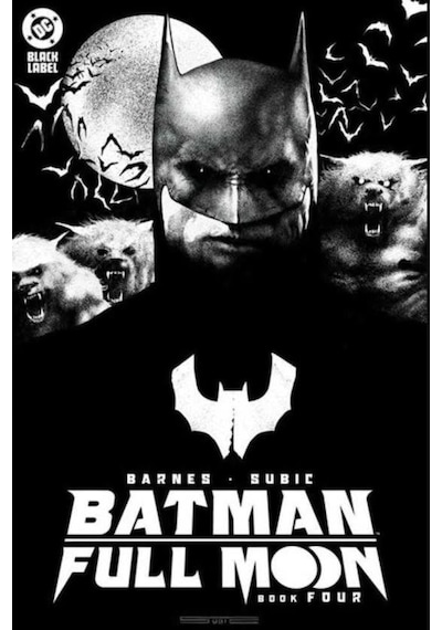 Batman Full Moon 4 Cover A Regular Stevan Subic Glow-ın-the-dark Cover İngilizce Çizgi Roman