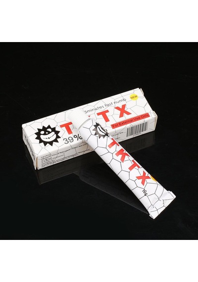 White TKTX 40% Fast Numbing Cream Dövme Vücut Kremi 10 G