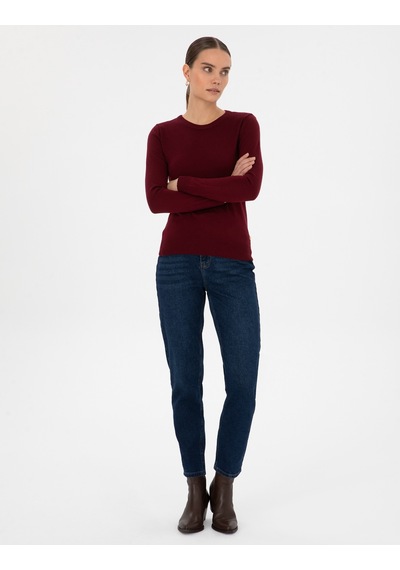 Pierre Cardin Kadın Koyu Mavi Pantolon Jean 50318031-vr032 Koyu Mavi