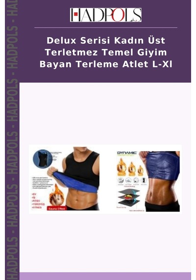 Hadpols Delux Serisi Kadın Üst Terletmez Temel Giyim Bayan Terleme Atlet L-xl Çok Renkli