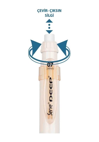 Serve Deep Mekanik Uçlu Kalem Toprak Tonları 0.7 Mm Fil Dişi