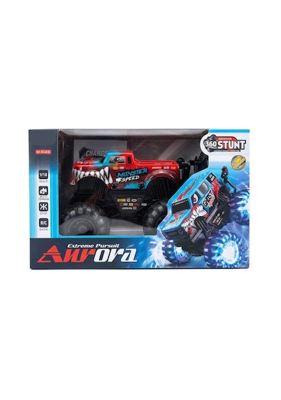 1:18 Uzaktan Kumandalı Canavar Kamyon 4x4 Işıklı Off-road Araba - Full Fonksiyon 2.4 Ghz Çok Renkli