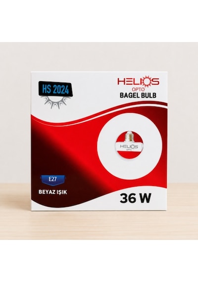 Helıos 36w Bagel Ampul - Beyaz Işık