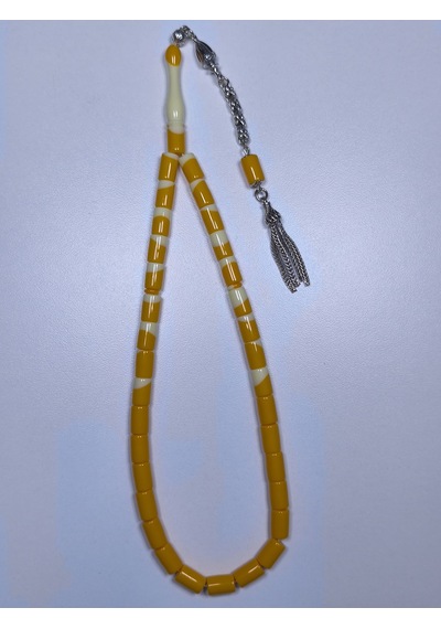 Beyzbol Topu Sarı Tesbih 7 X 11 Mm