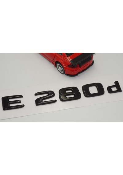 E 280d Bagaj Parlak Siyah ABS 3M 3D Yazı Logo