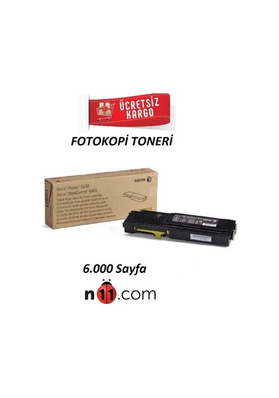 Xerox 106R02235 - 6600 / 6605 Sarı Toneri