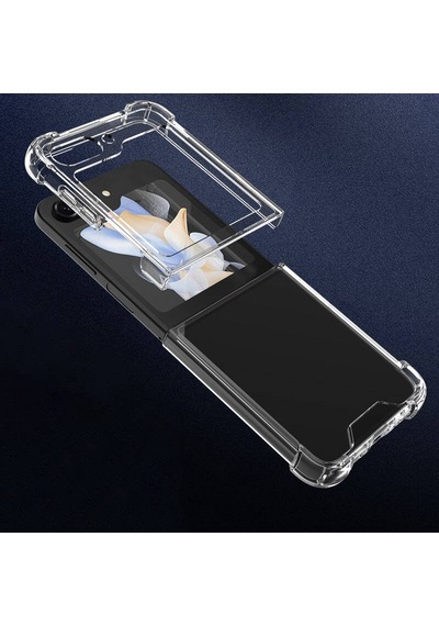 Galaxy Z Flip 5 Uyumlu Zore Nitro Anti Shock Silikon-renksiz Renksiz