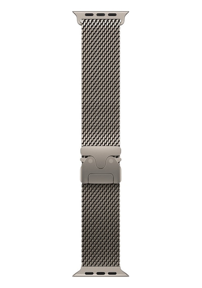 Apple Uyumlu Watch 44mm Zore Krd-100 Titanyum Hasır Kordon