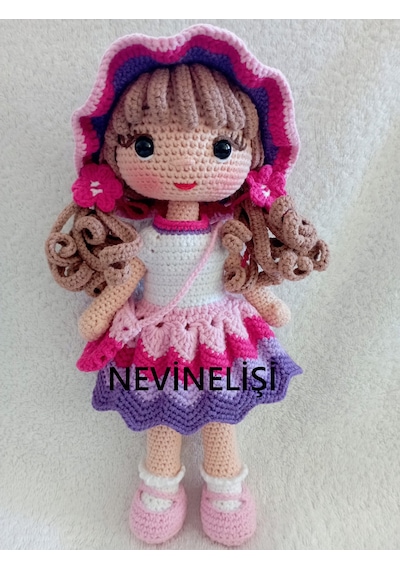 Amigurumi Irmak Bebek Çok Renkli