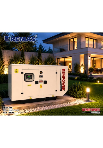 Rempower Perkins Motorlu Rpr 22 Kva Otomatik Kabinli Dizel Jeneratör