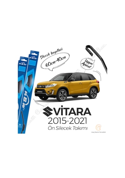 Suzuki Vitara Muz Silecek Takımı (2015-2021) RBW Suzuki Vitara Muz Silecek Takımı (2015-2021) RBW