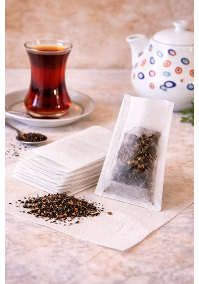 Kullan At Çay Demleme Filtresi 26 Adet Doğal Kağıt Bitki Çayı Ve Kahve Poşeti Belirtilmemiş Diğer