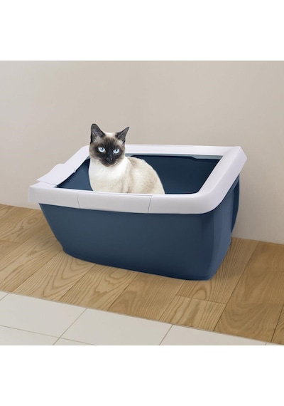Imac Funny Kedi Tuvaleti Yeşil/beyaz 65x47,5x33cm