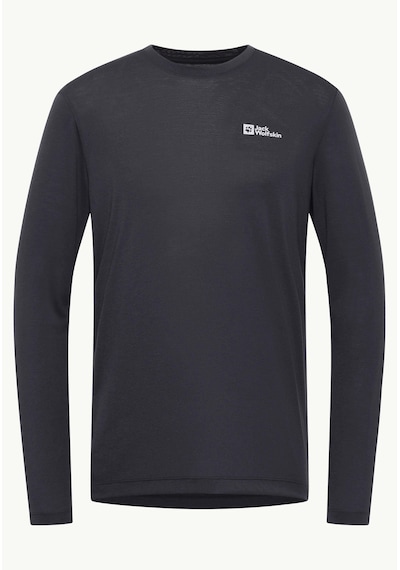 Jack Wolfskin Vonnan Ls T M Erkek Tişört A60291 635 Çok Renkli